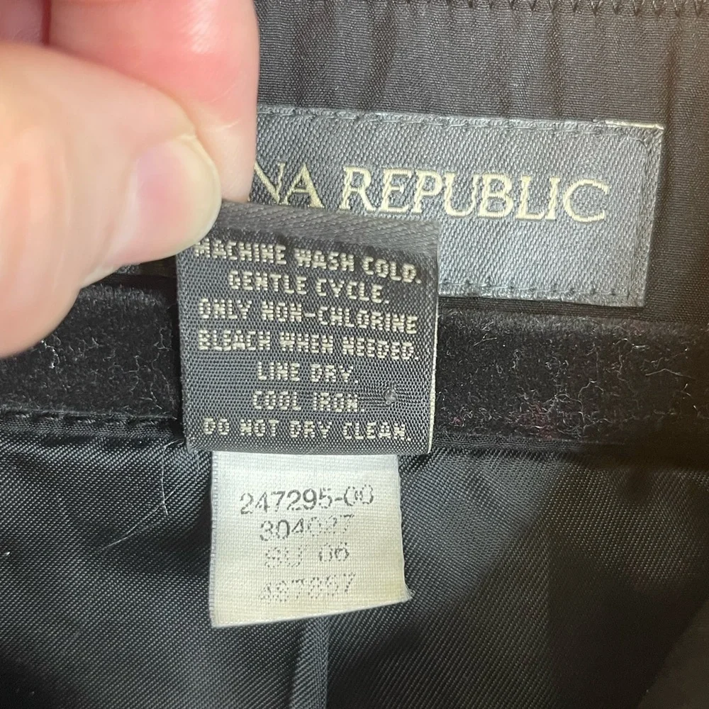 ⭐️Banana Republic Mens Medium Black Soft Shell Polyester Jacket mark on back